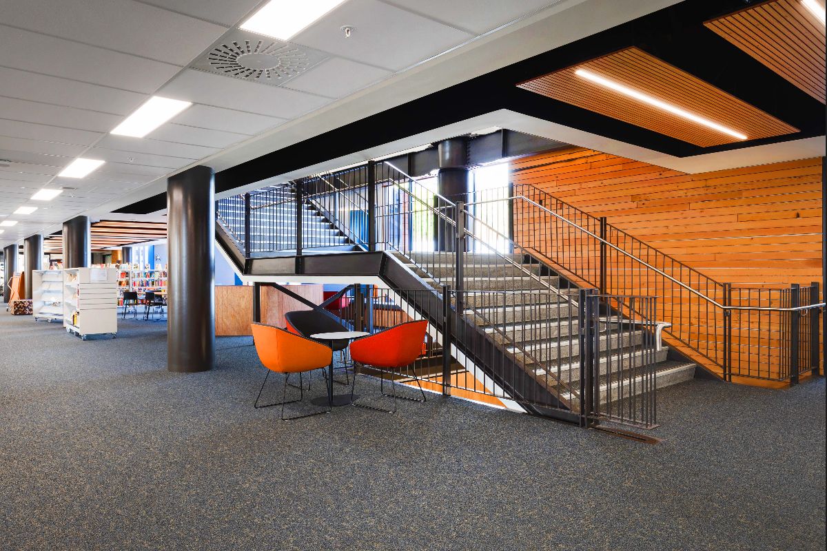 Wellington East Girls' College Perforated Timber Panels 